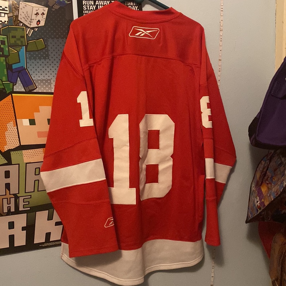 Authentic Reebok NHL Hockey Jersey Detroit Red Wings Team - Picture 2 of 5